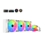 SAMA SI360 Liquid CPU Cooler 360mm Addressable RGB Pump PWM & FDB Fans AIO Water Cooler