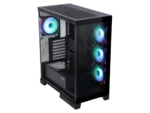 ⁦Sama Neview 2351 Black Dual USB3.0 and Type C Tempered Glass ATX Mid Tower⁩ - الصورة ⁦5⁩