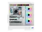 ⁦Sama 3021-White Dual USB3.0 and Type C Tempered Glass ATX Full Tower⁩ - الصورة ⁦7⁩