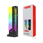 COOLMOON GH2 Vertical GPU Support Bracket Colorful 5V A-RGB - Black