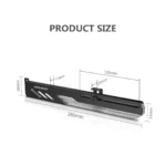 COOLMOON GT8 Horizontal GPU Support Bracket Colorful 5V A-RGB - Black - Image 4