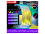 ⁦COOLMOON AOSOR AL200 Lamp Tape 5V ARGB Aura Sync Flexible Light Bar Widening Bendable Multifunctional DIY for 3x8P⁩ - الصورة ⁦3⁩