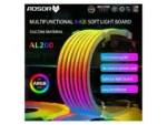⁦COOLMOON AOSOR AL200 Lamp Tape 5V ARGB Aura Sync Flexible Light Bar Widening Bendable Multifunctional DIY for 3x8P⁩ - الصورة ⁦4⁩