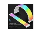 OOLMOON AOSOR AL300 Flexible Light Bar 24PIN 5V ARGB Aura Sync Neon Line Bendable Chassis Streamer Lamp Strip PC Case Decor - Image 8