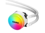 ⁦SAMA SI360 Liquid CPU Cooler 360mm Addressable RGB Pump PWM & FDB Fans AIO Water Cooler⁩ - الصورة ⁦4⁩
