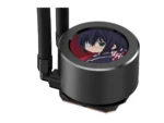 ⁦SAMA SM360 Black 360mm Liquid Water AIO CPU Cooler For Gaming PC Computer with Screen LCD Display⁩ - الصورة ⁦8⁩