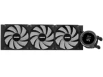 ⁦SAMA SM360 Black 360mm Liquid Water AIO CPU Cooler For Gaming PC Computer with Screen LCD Display⁩ - الصورة ⁦3⁩
