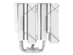 SAMA 6PDW ARGB White CPU Air Cooler 120mm Cooling Fan Addressable RGB Aluminum PC CPU - Image 5