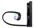 ⁦SAMA SI240 Black Liquid Cooler 240mm AIO Radiator Addressable RGB PWM Fan CPU cooler for Intel AMD PC Case⁩ - الصورة ⁦7⁩
