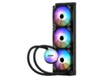 ⁦SAMA SI360 Liquid CPU Cooler 360mm Addressable RGB Pump PWM & FDB Fans AIO Water Cooler⁩ - الصورة ⁦7⁩