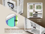 ⁦SAMA V Nature ATX mATX Mid Tower PC Case⁩ - الصورة ⁦8⁩