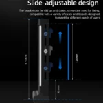 COOLMOON GH2 Vertical GPU Support Bracket Colorful 5V A-RGB - Image 2