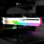 ⁦COOLMOON GT8 Horizontal GPU Support Bracket Colorful 5V A-RGB⁩ - الصورة ⁦4⁩