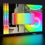⁦COOLMOON C-260 Gaming Computer rgb light strip pc LED⁩ - الصورة ⁦2⁩