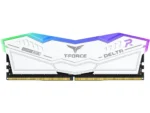 ⁦TEAMGROUP T-Force Delta RGB 32GB (2 x 16GB) PC RAM DDR5 6000HZ white⁩ - الصورة ⁦2⁩