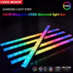 ⁦COOLMOON Led diamond Crystal Stripe 12V⁩ - الصورة ⁦2⁩