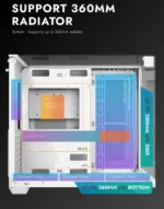 ⁦CASE DARKFLASH TH285M WHITE⁩ - الصورة ⁦2⁩