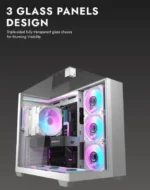 ⁦CASE DARKFLASH TH285M WHITE⁩ - الصورة ⁦5⁩