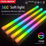 ⁦COOLMOON Y360 30cm Silicone ARGB⁩ - الصورة ⁦2⁩