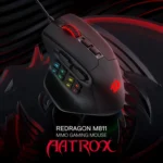 ⁦Redragon M811 Aatrox MMO Gaming Mouse, 15 Programmable Buttons Wired RGB Mouse w/Ergonomic Natural Grip Build, 10 Side Macro Keys, Software Supports DIY Keybinds & Backlit⁩ - الصورة ⁦2⁩