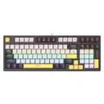 iMice GK500 Mechanical Keyboard [AR-EN] (Black-White-Yellow)