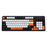 iMice AK‑300 [AR‑EN] Keyboard (Black White Orange)