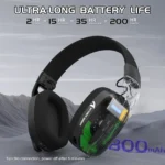 ⁦ATTACK SHARK L90 Foldable RGB Ultra-Light Tri-Mode Gaming Headset⁩ - الصورة ⁦3⁩