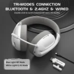 ⁦ATTACK SHARK L80 Ultra-Light Tri-Mode Gaming Headset⁩ - الصورة ⁦4⁩