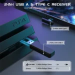 ⁦ATTACK SHARK L80 Ultra-Light Tri-Mode Gaming Headset⁩ - الصورة ⁦9⁩