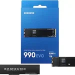 Samsung - 990 EVO SSD 1TB Internal SSD PCIe Gen 4x4 | Gen 5x2 M.2 2280, Speeds Up to 5,000MB/s