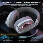 ⁦ATTACK SHARK L60 Ultra-Light Tri-Mode Gaming Headset white - Image 3