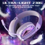 ⁦ATTACK SHARK L60 Ultra-Light Tri-Mode Gaming Headset white - Image 6