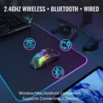 ⁦ATTACK SHARK X2PRO Wireless Gaming Mouse with Charging Dock black - Image 4