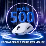 ⁦ATTACK SHARK X8PRO Ultra-Light Wireless Gaming Mouse & C06ULTRA Cable white⁩ - الصورة ⁦4⁩