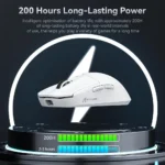 ⁦ATTACK SHARK X6 Three Modes Gaming Mouse With Charging Dock Black - Image 5