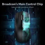 ⁦ATTACK SHARK X6 Three Modes Gaming Mouse With Charging Dock Black - Image 2