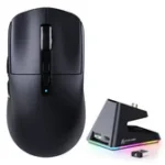 ⁦ATTACK SHARK X6 Three Modes Gaming Mouse With Charging Dock Black