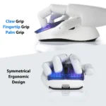 ATTACK SHARK X5 Wireless Gaming Mouse White + Black - Image 2