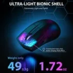 ⁦⁦⁦ATTACK SHARK X5 Wireless Gaming Mouse black⁩ - الصورة ⁦4⁩