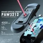 ⁦⁦⁦ATTACK SHARK X5 Wireless Gaming Mouse black⁩ - الصورة ⁦6⁩