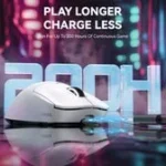⁦l ⁦ATTACK SHARK X3MAX PAW3950 Wireless Gaming Mouse white⁩ - الصورة ⁦4⁩