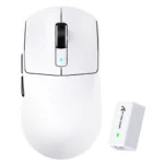⁦ATTACK SHARK R6 Ultralight 39g Wireless 8K PAW3950MAX Gaming Mouse White
