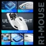 ⁦ATTACK SHARK R1 Wireless Gaming Mouse black - Image 7