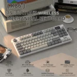 ATTACK SHARK K86 Wireless Mechanical Keyboard white - Image 9
