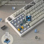 ATTACK SHARK K86 Wireless Mechanical Keyboard white - Image 4