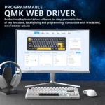 ATTACK SHARK X65 HE Magnetic Switch Rapid Trigger Keyboard White - Image 8