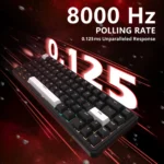 ⁦⁦ATTACK SHARK X65 HE Magnetic Switch Rapid Trigger Keyboard black⁩ - الصورة ⁦7⁩