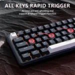 ⁦⁦ATTACK SHARK X65 HE Magnetic Switch Rapid Trigger Keyboard black⁩ - الصورة ⁦2⁩