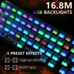 ⁦⁦ATTACK SHARK X65 HE Magnetic Switch Rapid Trigger Keyboard black⁩ - الصورة ⁦4⁩