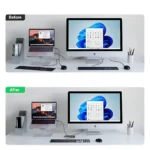 UGREEN UG-25098 USB-C Computer Sharing Switch 2-in-4 Out Hub - Image 2